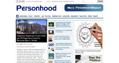 Desktop Screenshot of personhood.org