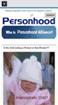 Mobile Screenshot of personhood.org